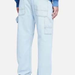 Daule Baggy Workwear Jeans Washed Cold Blue 9 Daule Baggy Workwear Jeans Washed Cold Blue -Fashigen Sales PGDR NEVER TOO LATE ECOMMERCE 2 FEMALE BLUE150