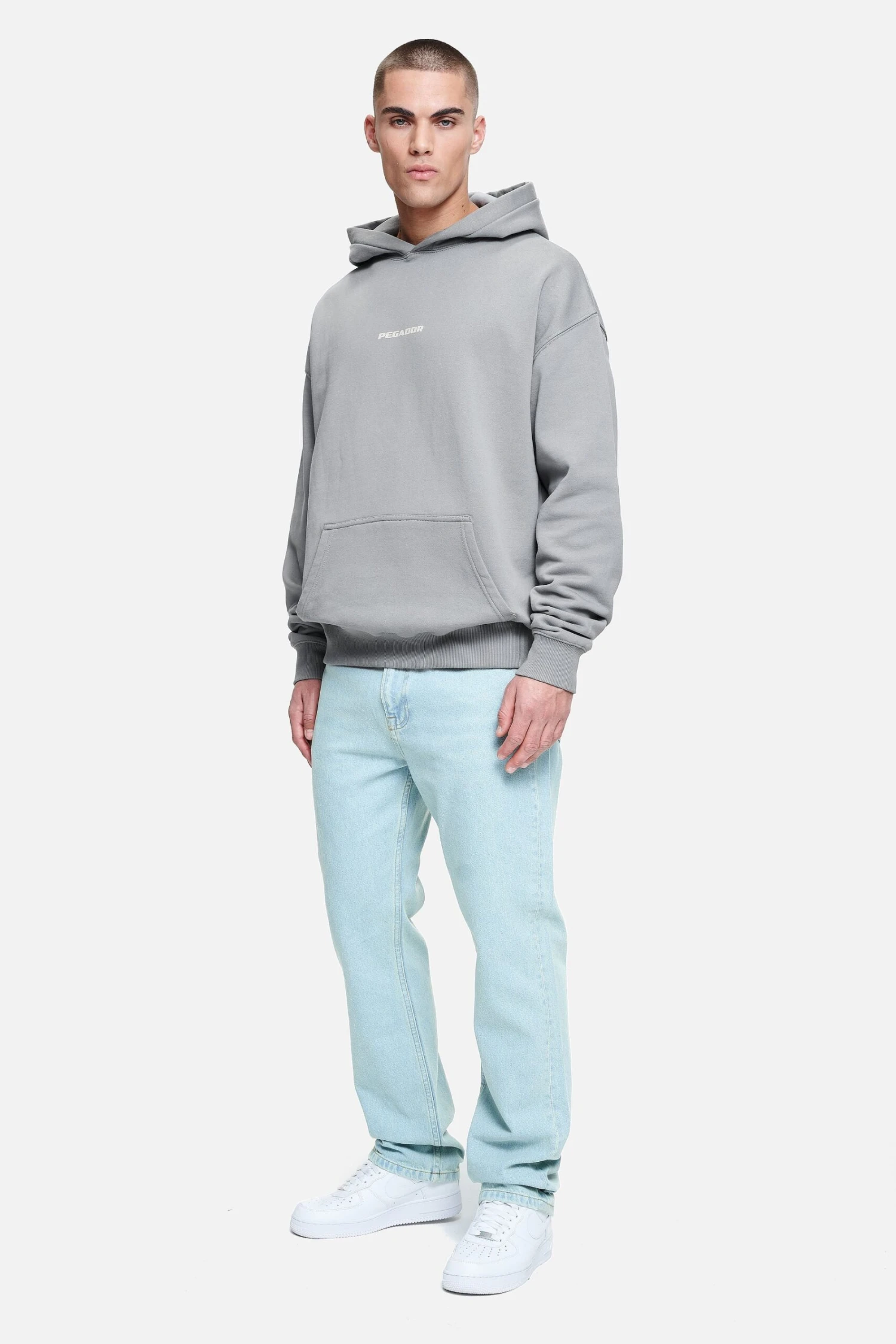 Baures Straight Jeans Sand Washed Blue 2 Baures Straight Jeans Sand Washed Blue - Image 2