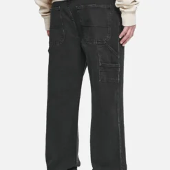 Daule Baggy Workwear Jeans Washed Black 8 Daule Baggy Workwear Jeans Washed Black -Fashigen Sales PGDR NEVER TOO LATE ECOMMERCE 2 FEMALE BLUE263