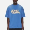 Danico Boxy Tee Washed Retro Blue
