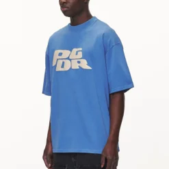 Danico Boxy Tee Washed Retro Blue -Fashigen Sales PGDR NEVER TOO LATE ECOMMERCE MALE BLUE33