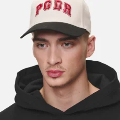 Carlo Baseball Cap Desert Sand Black -Fashigen Sales PGDR NEVER TOO LATE ECOMMERCE MALE CAPS56