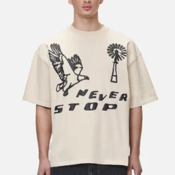 Clayson Boxy Tee Washed Desert Sand