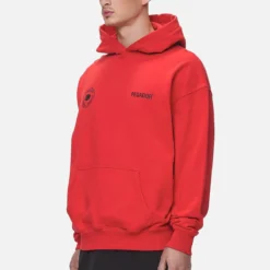 Gordan Oversized Hoodie Washed Red -Fashigen Sales PGDR NEVER TOO LATE ECOMMERCE MALE DAY 1289