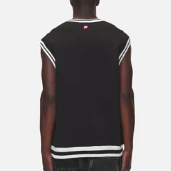 Marcy Oversized Sweat Vest Washed Black -Fashigen Sales PGDR NEVER TOO LATE ECOMMERCE MALE DAY 1467