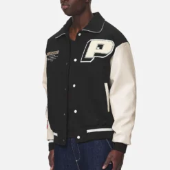 Oris Varsity Jacket Black Cream 12 Oris Varsity Jacket Black Cream -Fashigen Sales PGDR NEVER TOO LATE ECOMMERCE MALE DAY 1500