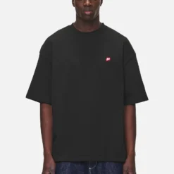 Leono Boxy Tee Washed Black