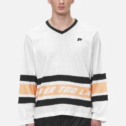Johnsen Mesh Longsleeve White Apricot
