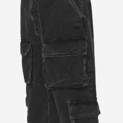 Lark Loose Cargo Jeans Heavy Washed Black -Fashigen Sales PGDR NEVER TOO LATE ECOMMERCE MALE DAY 188