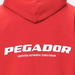 Colne Logo Oversized Sweat Jacket Washed Red -Fashigen Sales PGDR NEVER TOO LATE ECOMMERCE MALE DAY 2263