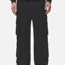 Garlan Wide Cargo Pants Black -Fashigen Sales PGDR NEVER TOO LATE ECOMMERCE MALE UNDERWEAR1
