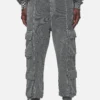 Harvey Terry Cargo Sweat Pants Vintage Grey