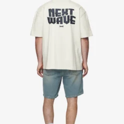 Dacko Oversized Tee Washed Salty Cream Black