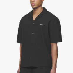 Troy Plissee Summer Shirt Black -Fashigen Sales PGDR Next Wave E COMMERCE MENS DAY 147581
