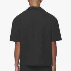 Troy Plissee Summer Shirt Black -Fashigen Sales PGDR Next Wave E COMMERCE MENS DAY 147591