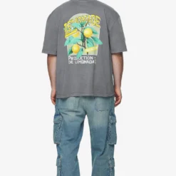 Kort Oversized Tee Vintage Grey -Fashigen Sales PGDR Next Wave E COMMERCE MENS DAY 147615