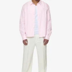 Raton Oversized Longsleeve Shirt Bubblegum White -Fashigen Sales PGDR Next Wave E COMMERCE MENS DAY 147637 scaled