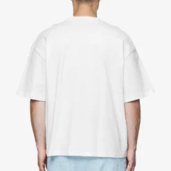 Leono Boxy Tee White Baby Blue -Fashigen Sales PGDR Next Wave E COMMERCE MENS DAY 248024