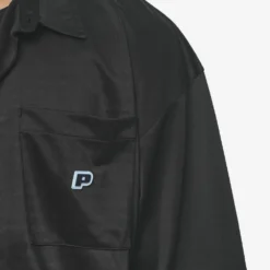 Zeno Boxy Shirt Black Baby Blue -Fashigen Sales PGDR Next Wave E COMMERCE MENS DAY 248208