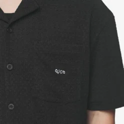 Wyton Structured Summer Shirt Black -Fashigen Sales PGDR Next Wave E COMMERCE MENS DAY 248251