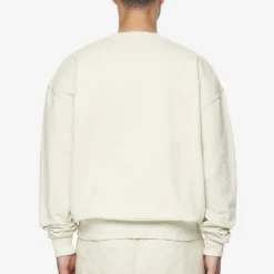 Logo Oversized Sweater Washed Salty Cream Black Gum -Fashigen Sales PGDR Next Wave E COMMERCE MENS DAY 248771