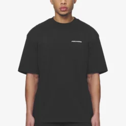 Logo Oversized Tee Washed Black White Gum