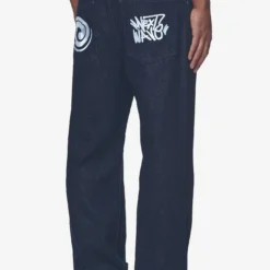 Raston Baggy Jeans Dark Blue -Fashigen Sales PGDR Next Wave E COMMERCE MENS PANTS DAY 14717