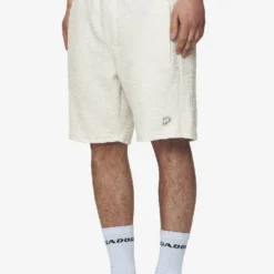 Libco Structured Knit Shorts Salty Cream -Fashigen Sales PGDR Next Wave E COMMERCE MENS PANTS DAY 14724