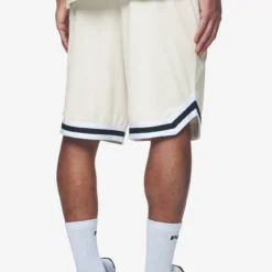 Lansing Basketball Shorts Salty Cream -Fashigen Sales PGDR Next Wave E COMMERCE MENS PANTS DAY 14751