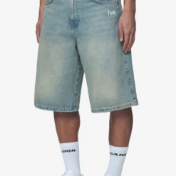 Alcoa Jorts Washed Vintage Blue -Fashigen Sales PGDR Next Wave E COMMERCE MENS PANTS DAY 24887