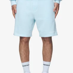 Logo Heavy Sweat Shorts Washed Baby Blue White Gum -Fashigen Sales PGDR Next Wave E COMMERCE MENS PANTS DAY 25045 fd94d75e de73 4785 8e3c e3ba71eb1ded