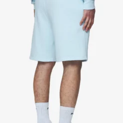 Logo Heavy Sweat Shorts Washed Baby Blue White Gum -Fashigen Sales PGDR Next Wave E COMMERCE MENS PANTS DAY 25047