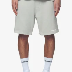Logo Heavy Sweat Shorts Washed Pearl Grey White Gum -Fashigen Sales PGDR Next Wave E COMMERCE MENS PANTS DAY 25049 8ff06ec3 2eed 4021 8ae8 95059ad3cd42