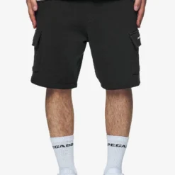 Otega Terry Cargo Shorts Vintage Black -Fashigen Sales PGDR Next Wave E COMMERCE MENS PANTS DAY 25102