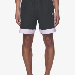 Vicente Swim Shorts Black Bubblegum