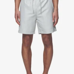 Logo Swim Shorts Pearl Grey