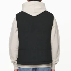 Bardon Cord Puffer Vest Black -Fashigen Sales PGDR OUTERWEAR MENS6020 1