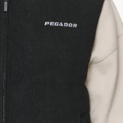 Bardon Cord Puffer Vest Black -Fashigen Sales PGDR OUTERWEAR MENS6021