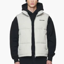 Landin Puffer Vest Ash Grey