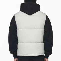 Landin Puffer Vest Ash Grey 12 Landin Puffer Vest Ash Grey -Fashigen Sales PGDR OUTERWEAR MENS6044 scaled