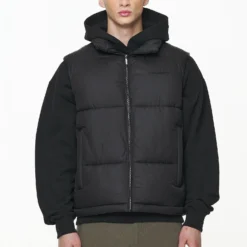 Landin Puffer Vest Black 10 Landin Puffer Vest Black -Fashigen Sales PGDR OUTERWEAR MENS6189