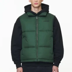 Landin Puffer Vest British Green 9 Landin Puffer Vest British Green -Fashigen Sales PGDR OUTERWEAR MENS6248 scaled
