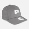 P Logo Cap Cool Grey White