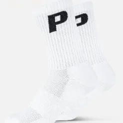 P Logo Socks White Black -Fashigen Sales PLogoSocksWhiteBlack2
