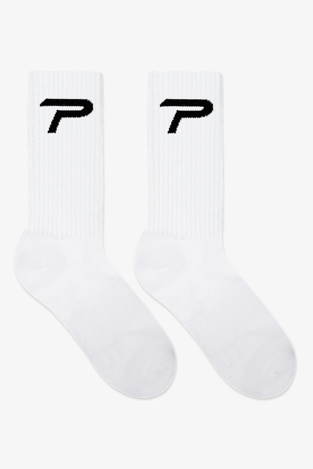 P Socks White Black 1 P Socks White Black