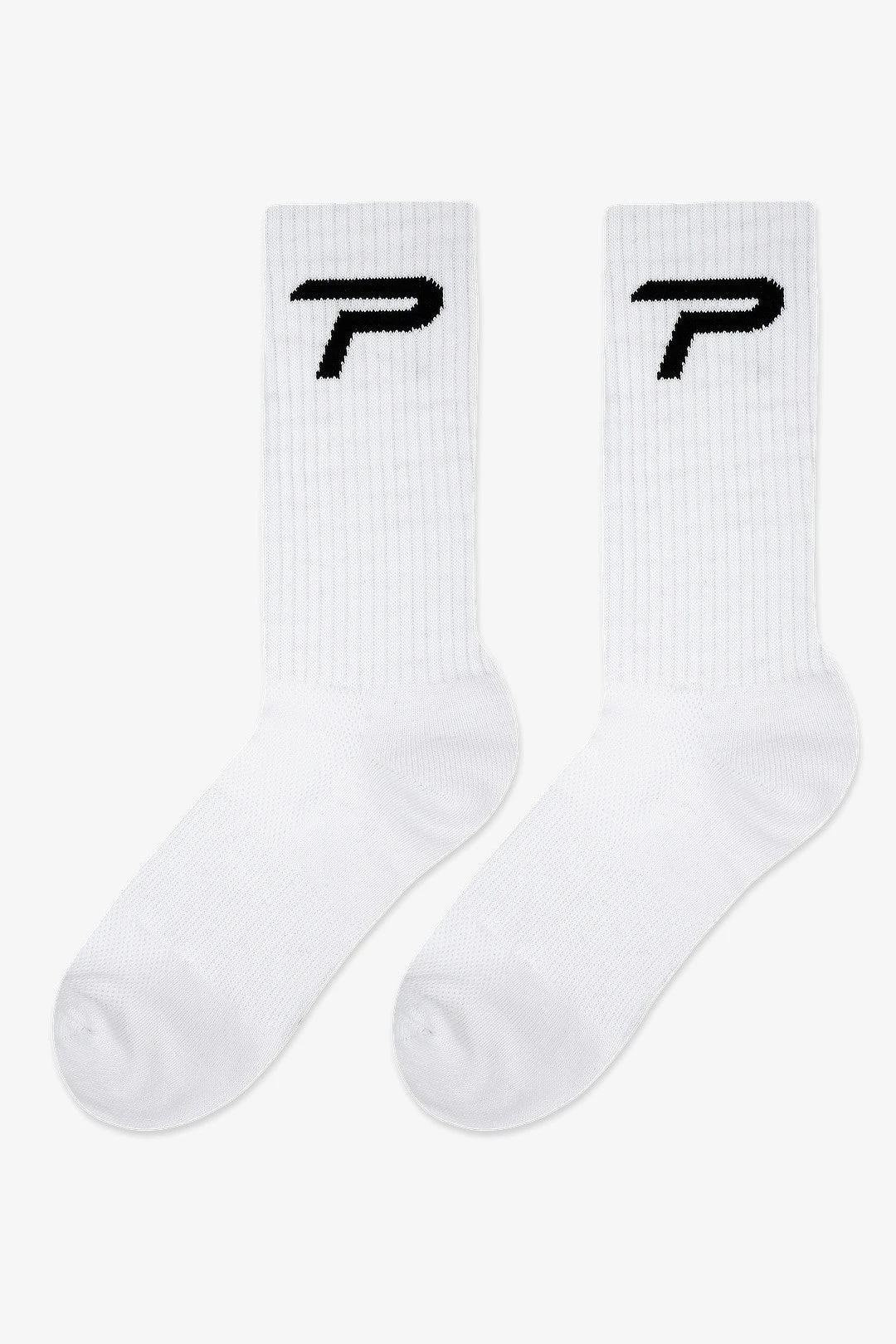 P Socks White Black 2 P Socks White Black - Image 2