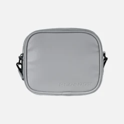 Skibo Logo Faux Leather Shoulder Strap Bag Cool Grey -Fashigen Sales SKIBOLOGOFAUXLEATHERSHOULDERSTRAPBAGCOOLGREY2 scaled