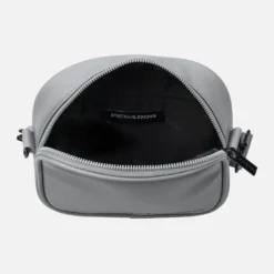 Skibo Logo Faux Leather Shoulder Strap Bag Cool Grey -Fashigen Sales SKIBOLOGOFAUXLEATHERSHOULDERSTRAPBAGCOOLGREY6