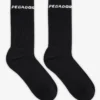 Side Logo Socks Black White