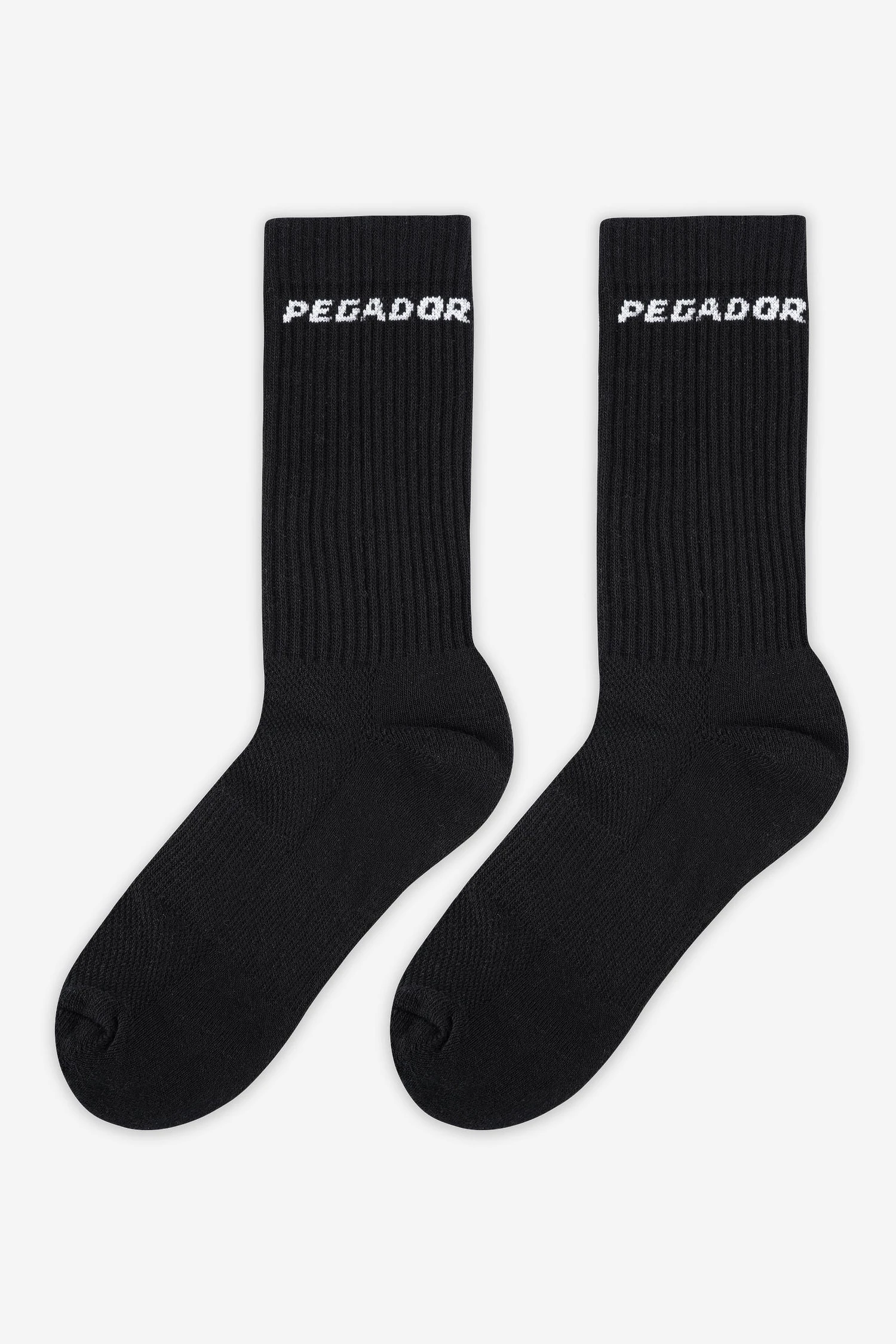 Side Logo Socks Black White 2 Side Logo Socks Black White - Image 2